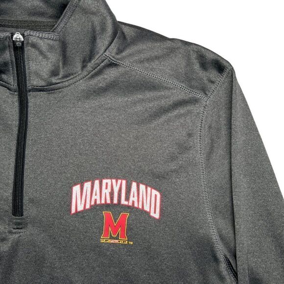 Champion Men's Maryland Terrapins 1/4 Zip Pullover - Picture 4 of 14